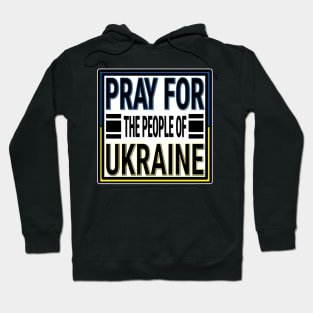 IN SUPPORT OF THE PEOPLE OF UKRAINE - FLAG OF UKRAINE STICKER DESIGN Hoodie